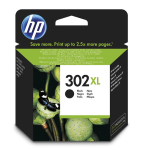 Hp 302Xl Black F6U68Ae Cartuccia Originale Ad Alta Efficienza