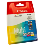 Canon Cli-526 Tri-Color 4541B009 Cartuccia Originale Multipack