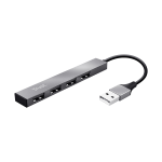 Trust Halyx 23786 Hub 4 Porte Usb 2.0 In Alluminio