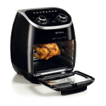 Ariete Airy Fryer Oven 4619 Friggitrice Ad Aria E Forno Elettrico 11L Funzione Girarrosto Timer 60 Min 2000W