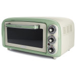 Ariete Forno Vintage Verde 0979/04 18L 3 Posizioni Cottura Timer 60 Min 1380W