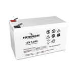 Tecnoware Power Battery 12V 7.2Ah Eacpe12V7A2Twb Batteria Ermetica Al Piombo Faston 6.3 Mm