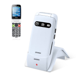 Brondi Amico Favoloso Bianco Metal Telefono Cellulare Senior