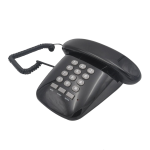 Brondi Sole Nero Telefono Corded Design Retro'