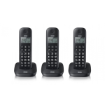 Brondi Gala Trio Nero Telefono Cordless Triplo Eco Dect Sveglia