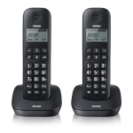 Brondi Gala Twin Nero Telefono Cordless Doppio Eco Dect Sveglia