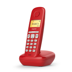 Gigaset A170 Rosso Telefono Cordless Funzione Sveglia