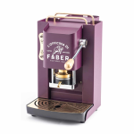 Faber Pro Deluxe Macchina Per Caffe' Con Pressacialda In Ottone Telaio Interamente In Acciaio Mat Violet