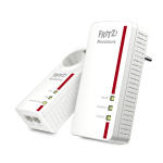 20002819 Fritz Powerline 1260E Set Kit 2 Pz Lan Wifi Mimo 1.200 Mbit/S