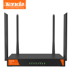 Tenda W15E Router Wireless Hot Spot Fino A 50 Utenti Ac1200 3 Wan 3 Lan