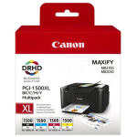 Canon Pgi-1500Xl Black + Tri-Color 9182B004 Cartuccia Originale Multipack Ad Alta Efficienza