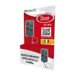 Bravo Door X 90502176 Radiocomando Apricancello Universale Autoapprendente 4 Banchi Memoria 433 Mhz