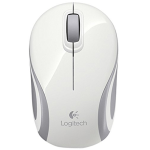 Mouse Logitech M187 Mini Wireless 910-002735 White