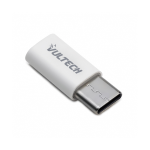 Vultech Adp-01P Adattatore In Plastica Micro Usb 2.0 To Type C