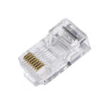 Plug 8 Poli Cat. 5E Utp Non Schermato Rj45 Per Cavo Rete Flessibile Conf 100Pz