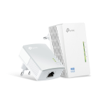 Tp-Link Tl-Wpa4220Kit Powerline Wifi Lan 2Pz Av600