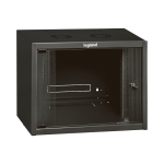 Armadio Rack Legrand 19" 15 Unita' Da Muro A758 X L600 X P450 Black Porta In Vetro