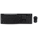 Tastiera Logitech Mk270 + Mouse Wireless Bk 920-004512