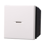 Ettroit Deviatore Assiale 2 Posti16A Serie Moon Bianco Ab3302 Compatibile Bticino Axolute