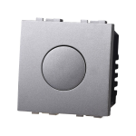 Ettroit Interruttore Touch 2 Posti 16A Serie Space Grigio Lg1401 Compatibile Bticino Living