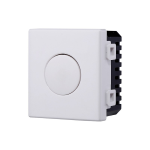 Ettroit Interruttore Touch 2 Posti 16A Serie Solar Bianco Mt1401 Compatibile Bticino Matix