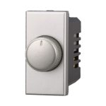 Ettroit Regolatore Dimmer 100-1000W On/Off Serie Moon Grigio Ag1301 Compatibile Abb Axolute