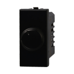 Ettroit Regolatore Dimmer 100-1000W On/Off Serie Moon Nero An1301 Compatibile Bticino Axolute