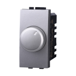 Ettroit Regolatore Dimmer 100-1000W On/Off Serie Space Grigio Lg1301 Compatibile Bticino Living