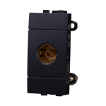 Ettroit Connettore TV Femmina Serie Space Nero Ln2251 Compatibile Bticino Living