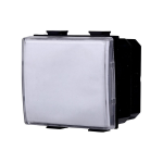 Ettroit Pulsante Portanome Serie Solar Bianco Mt1901 Compatibile Bticino Matix