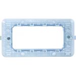 Ettroit Supporto 4 Moduli Serie Solar Mt0204 Compatibile Bticino Matix