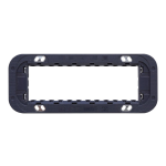 Ettroit Supporto Slim 6 Moduli Serie Moon An0206S Compatibile Abb Axolute