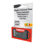Radiocomando Bravo Apricancello Magiko Universal New Rolling Code Auto-Apprend