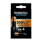 Duracell Optimum Blister 4 Stilo Aa Lr6/Mx1500