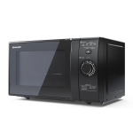 Forno A Microonde Digitale Sharp Yc-Gg02E-B Black 20Lt 1000Watt Grill Defros