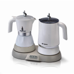 Ariete Breakfast Station (1344) Sistema Elettrico 3 In 1 Moka + Cappuccinatore + Bollitore 500W