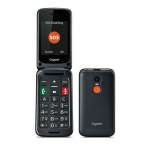 Cellulare Senior A Conchiglia Dualsim 2,8" Gigaset Gl590 Black