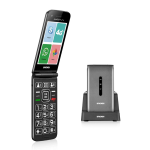 Brondi Amico Flip 4G (Grigio) - Telefono Cellulare Senior