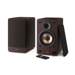 Sharp Cp-Ss30(Br) Altoparlanti Attivi Da Desktop 60W Rms Chassis Legno Bluetooth 5.0 Usb Brown