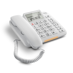 Gigaset Dl380 (Bianco) Telefono Corded Display Vivavoce Tasti Grandi