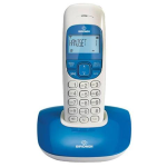Brondi Nice (Bianco/Blu) Telefono Cordless Vivavoce Eco Dect Sveglia