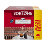 Caffe' Borbone Miscela Nobile (Blu) Box 120 Capsule Compatibili Lavazza A Modo Mio