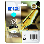 Epson T16Xl Ciano C13T16324010 Cartuccia Originale Ad Alta Efficienza