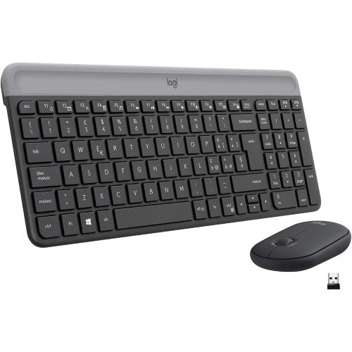 Tastiera Logitech Mk470 Wireless Con Mouse Bk 920-009196