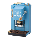 Faber Pro Deluxe Turchese - Macchina Per Caffe' - Pressacialda In Ottone - Elettrovalvola E Termostato 95 - Telaio In Acciaio