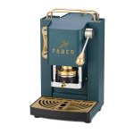 Faber Pro Deluxe Macchina Per Caffe Con Pressacialda In Ottone Telaio Interamente In Acciaio Verde Inglese Opaco