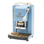 Faber Mini Pro Deluxe Macchina Per Caffe Con Pressacialda In Ottone Telaio Interamente In Acciaio Turchese Opaco