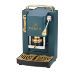 Faber Mini Pro Deluxe Macchina Per Caffe' Con Pressacialda In Ottone Telaio Interamente In Acciaio Verde Inglese Opaco