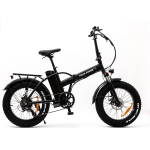 E-Bike Folding Italia Power Branch Nera 20" Fat Motore 250W 36V 10.5 Ah Ammortizzata