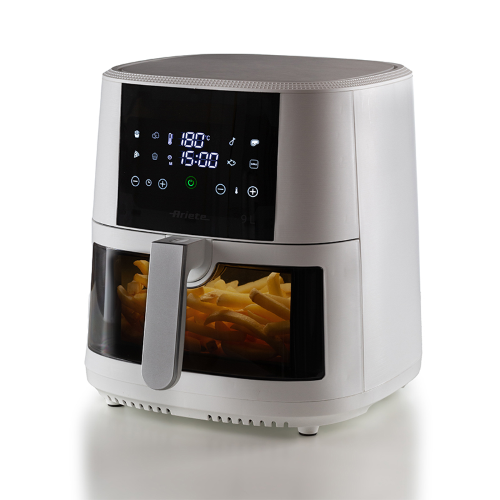 Ariete Airy Fryer Bianco (4630/00) Friggitrice Ad Aria 9L Touch Control Timer 60 Min 1500W